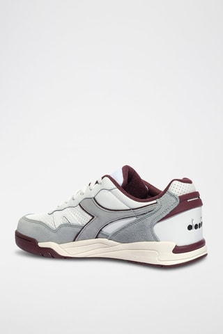 Baskets en cuir Winner SL - Gris et blanc - Diadora