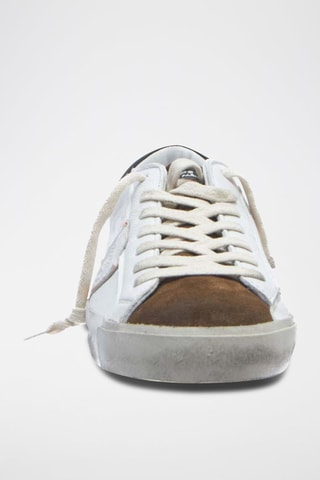 Baskets - Blanc et marron - Philippe Model