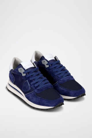Baskets - Bleu marine et blanc - Philippe Model