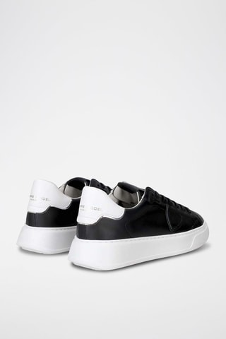 Baskets en cuir - Noir et blanc - Philippe Model