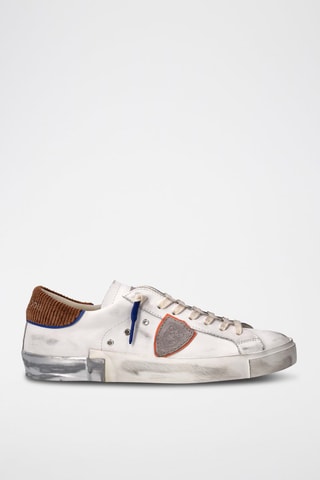 Baskets - Blanc et gris - Philippe Model