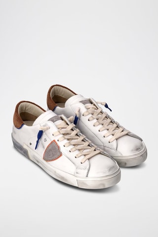 Baskets - Blanc et gris - Philippe Model
