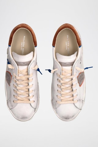 Baskets - Blanc et gris - Philippe Model