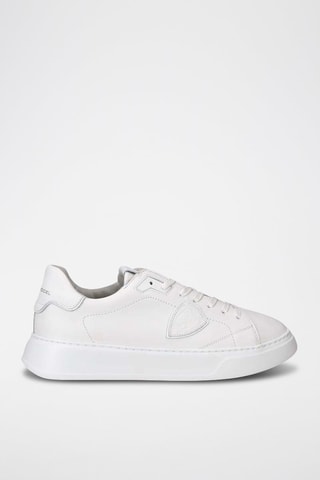Baskets en cuir - Blanc - Philippe Model