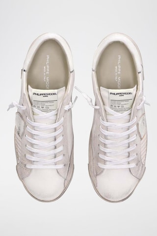 Baskets - Blanc et gris - Philippe Model