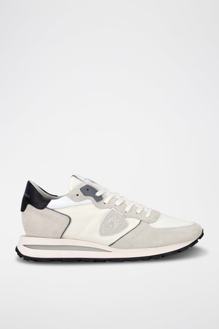Baskets - Blanc et gris - Philippe Model