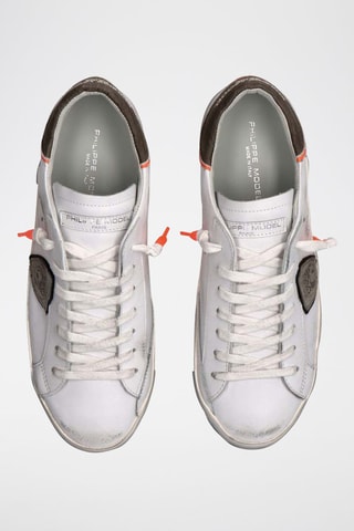 Baskets - Blanc et gris - Philippe Model