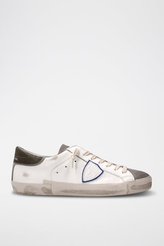 Baskets - Blanc et gris - Philippe Model