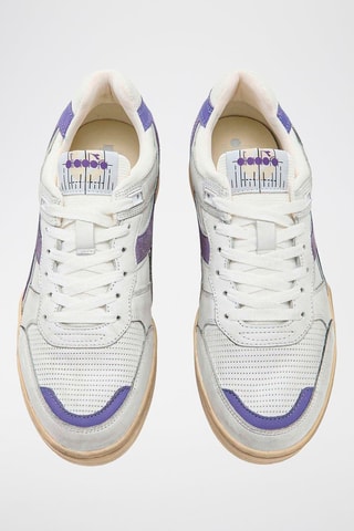 Baskets en cuir B.560 - Violet et blanc - Diadora