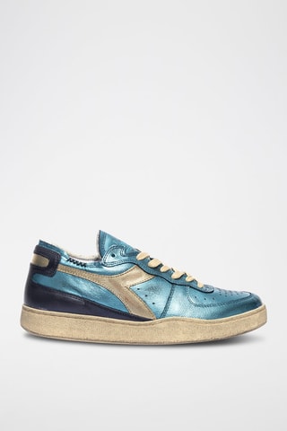 Baskets en cuir Row Cut Metallic - Bleu - Diadora