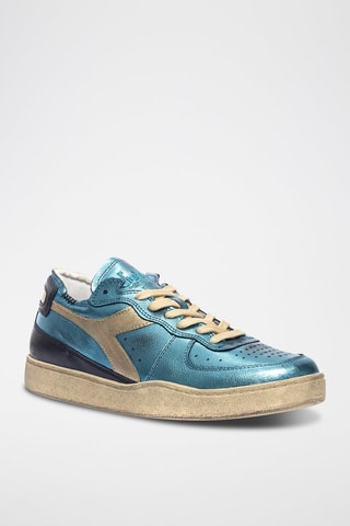 Baskets en cuir Row Cut Metallic - Bleu - Diadora
