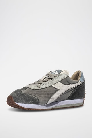 Baskets en cuir Equipe - Gris et beige - Diadora