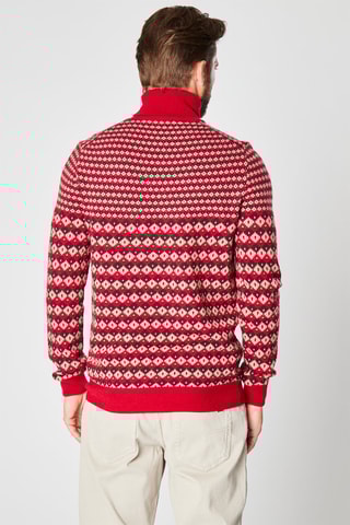 Pull en laine et cachemire - Rouge - Harmont & Blaine