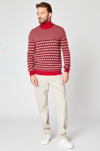 Pull en laine et cachemire - Rouge - Harmont & Blaine