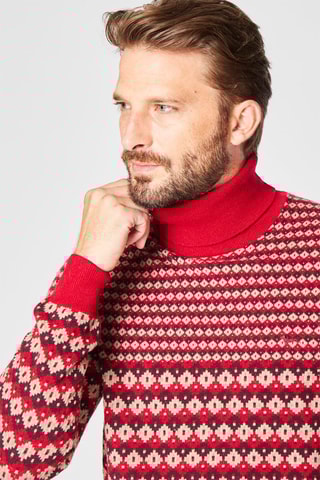 Pull en laine et cachemire - Rouge - Harmont & Blaine