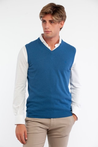 Pull sans manches - Bleu - Harmont & Blaine Jeans