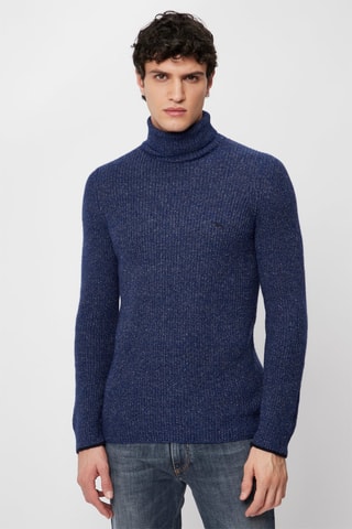 Pull slim - Bleu électrique - Harmont & Blaine