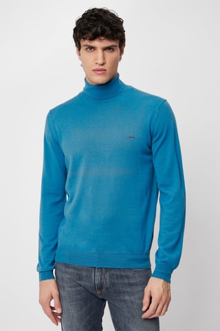 Pull en laine - Bleu - Harmont & Blaine