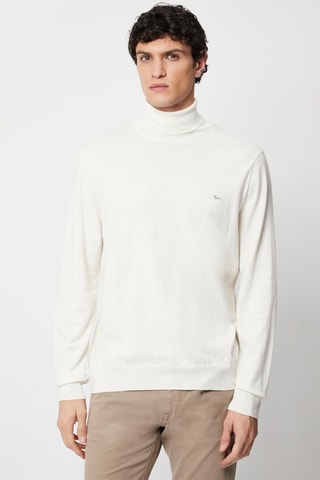 Sous-pull en laine - Blanc - Harmont & Blaine