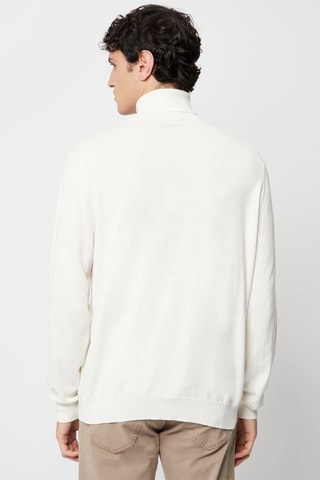 Sous-pull en laine - Blanc - Harmont & Blaine