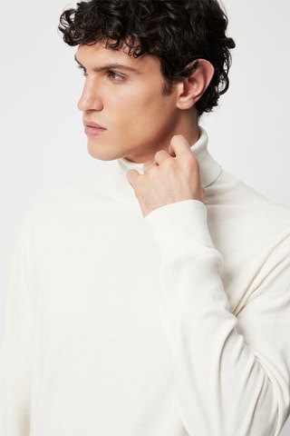 Sous-pull en laine - Blanc - Harmont & Blaine