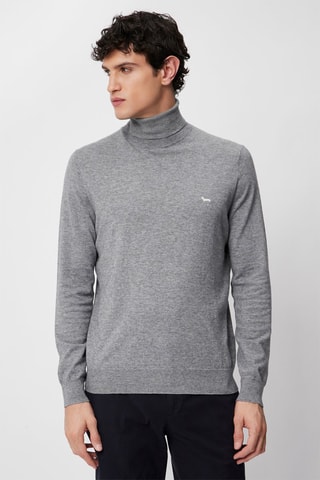 Sous-pull en laine - Gris - Harmont & Blaine