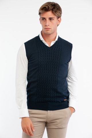 Pull sans manches - Bleu - Harmont & Blaine Jeans