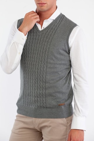 Pull sans manches - Gris - Harmont & Blaine Jeans