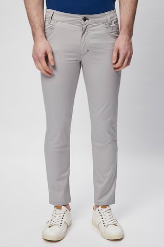 Pantalon droit - Gris clair - Harmont & Blaine