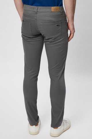 Pantalon droit en velours - Gris - Harmont & Blaine