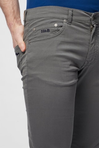 Pantalon droit en velours - Gris - Harmont & Blaine