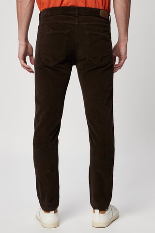 Pantalon droit en velours côtelé - Noir - Harmont & Blaine