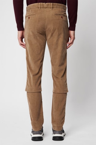 Chino slim en velours - Marron - Harmont & Blaine