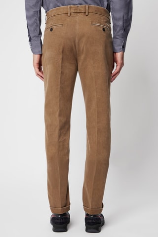 Chino slim en velours - Marron - Harmont & Blaine