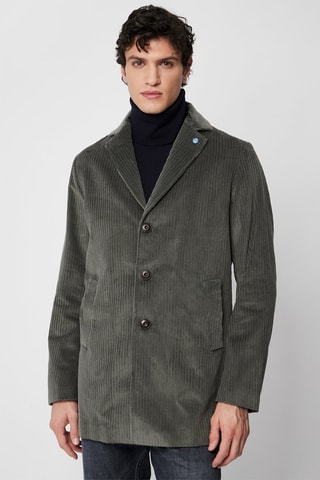 Manteau en velours - Vert foncé - Harmont & Blaine