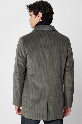 Manteau en velours - Vert foncé - Harmont & Blaine