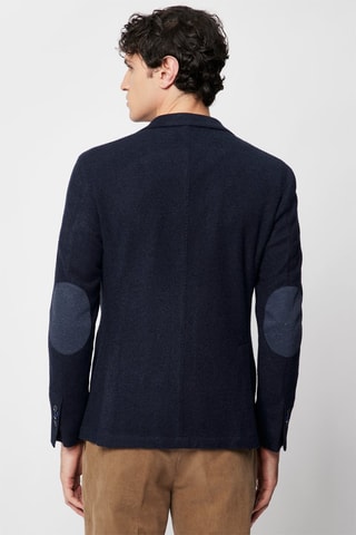 Veste en laine vierge - Bleu marine - Harmont & Blaine