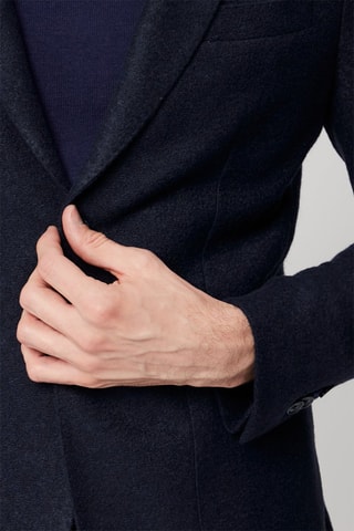 Veste en laine vierge - Bleu marine - Harmont & Blaine