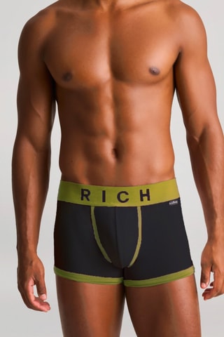 3 boxers Tripack Trunks Hyg - Noir, blanc et vert - Richmond