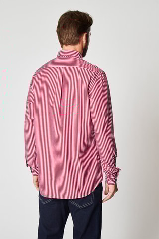 Chemise rayée - Bordeaux - Harmont & Blaine