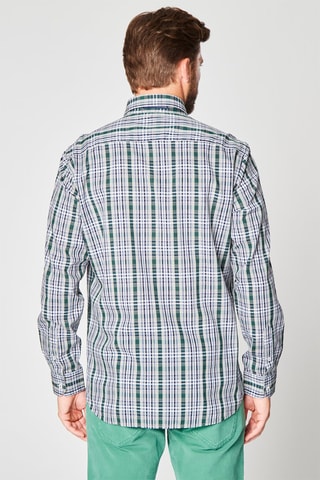 Chemise à carreaux - Indigo et vert foncé - Harmont & Blaine