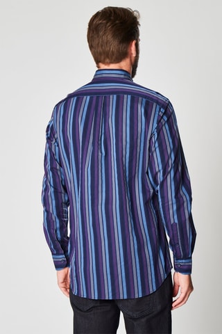 Chemise rayée - Bleu - Harmont & Blaine