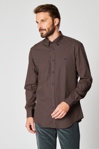 Chemise - Marron et bleu marine - Harmont & Blaine