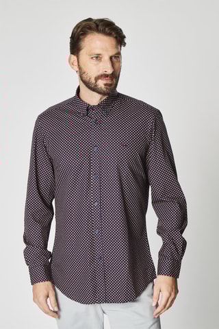 Chemise - Bordeaux et bleu marine - Harmont & Blaine