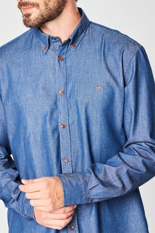 Chemise - Bleu marine chiné - Harmont & Blaine