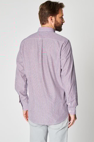 Chemise rayée - Bleu marine et blanc - Harmont & Blaine