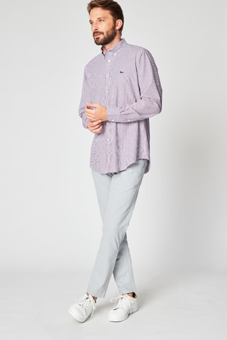 Chemise rayée - Bleu marine et blanc - Harmont & Blaine