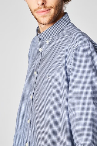 Chemise à carreaux - Bleu marine et blanc - Harmont & Blaine