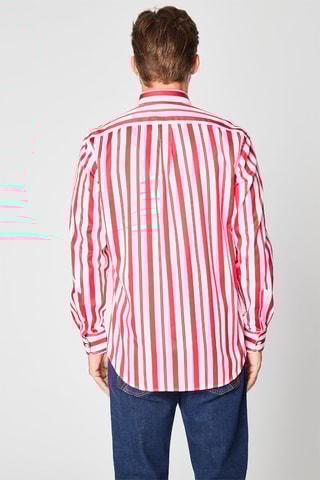 Chemise rayée - Rouge et blanc - Harmont & Blaine