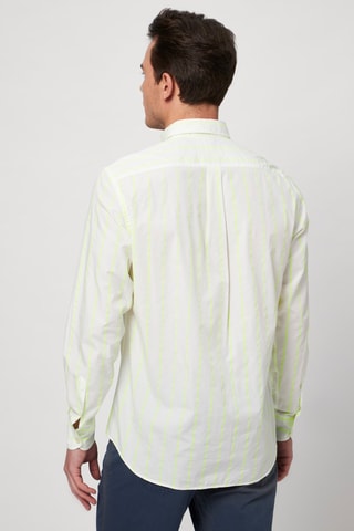 Chemise - Blanc et vert citron - Harmont & Blaine